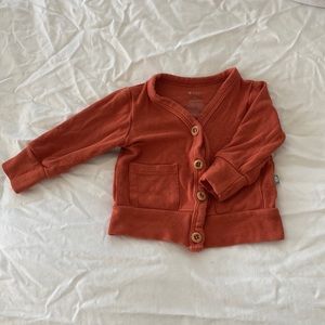 Kyte Baby burnt orange cardigan